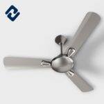 AURONA WINDSOR Ceiling Fan – 48” (1200mm), semi-decorative design, available in Cherry Brown, Ivory, Smoke Brown, and White. 100% copper motor winding, 60W power, 385-390 RPM, and alloy steel construction. Blade weight: 830g (MS). Suitable for indoor & outdoor use (residential/commercial). Warranty: 2 years (motor only). Dimensions: 56D x 21.5W x 20H cm.