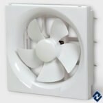 VENTO Exhaust Fan – High-grade plastic body, 40W power, 1300 RPM speed, and ridge-side blend blades for superior airflow. Available in 6", 8", and 10" sizes with White, Black, and Brown color options. Low noise, energy-efficient, and durable with a 1-year motor warranty. Ideal for effective ventilation.