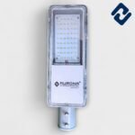 Aurona Glass Series Street Lights – Robust iron and aluminium build with natural white LED output. Available from 24W to 200W, IP66-rated for outdoor durability, with 10KV surge protection and high lumen efficiency. Ideal for streets and public areas. 2-year warranty