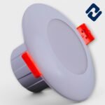 AURONA Royal Deep Light – Premium round ceiling-mounted LED with 3W & 5W options. Available in Cool White, Neutral White, Warm White, Red, Blue, Green, Pink, and RGB. Features IP55 rating, aluminium heat sink, 2.5KV surge protection, and EMI & EMP safety. Ideal for indoor use. 1-year warranty (T&C Apply). Made in India.