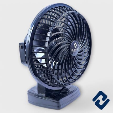 RIDER Table Fan – 60W power, available in 6" (150mm) and 9" (225mm) sizes. Oscillating design with a smooth bush motor. Silent operation, durable high-grade PVC body, and ABS blades. Energy-efficient with minimal noise. 1-year motor warranty. Ideal for compact cooling solutions.